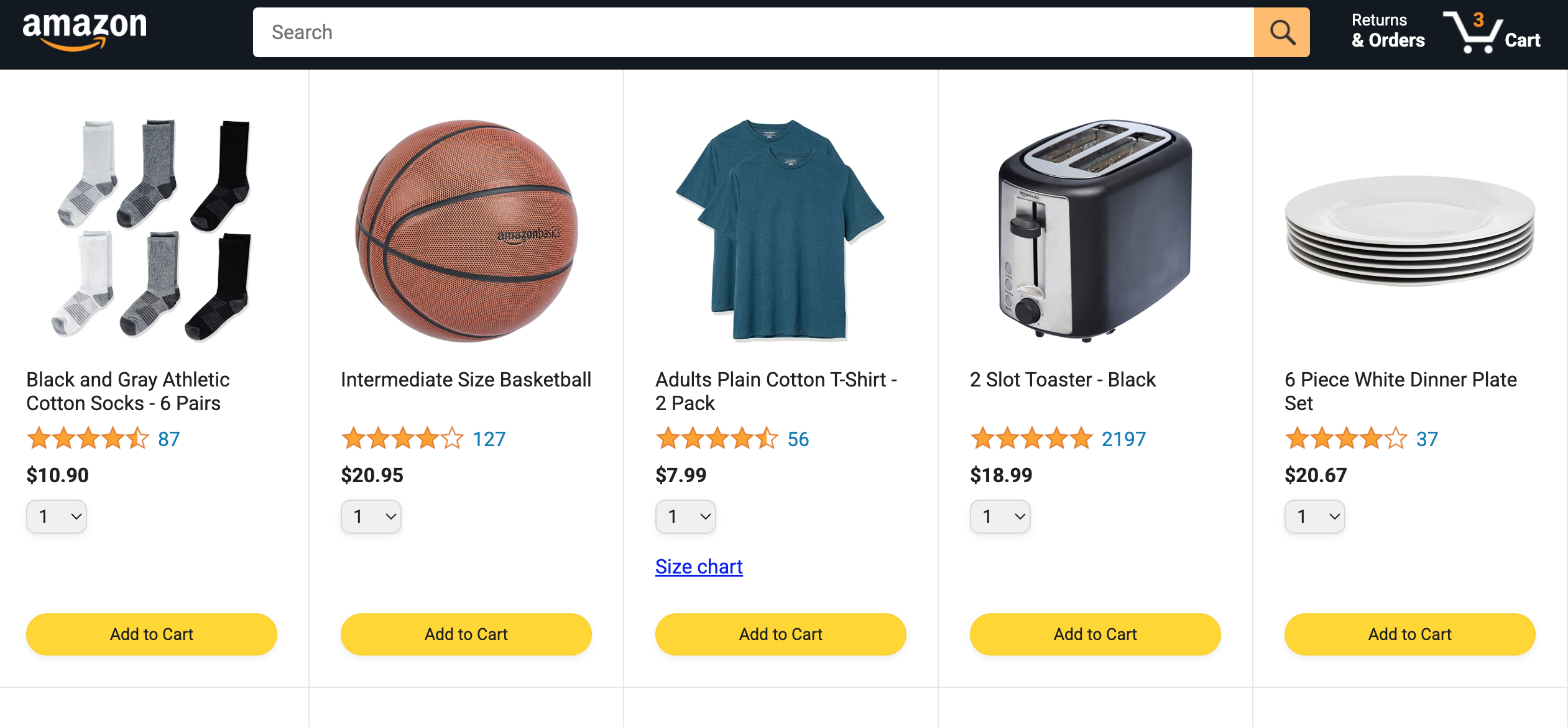 Amazon Clone Screenshot