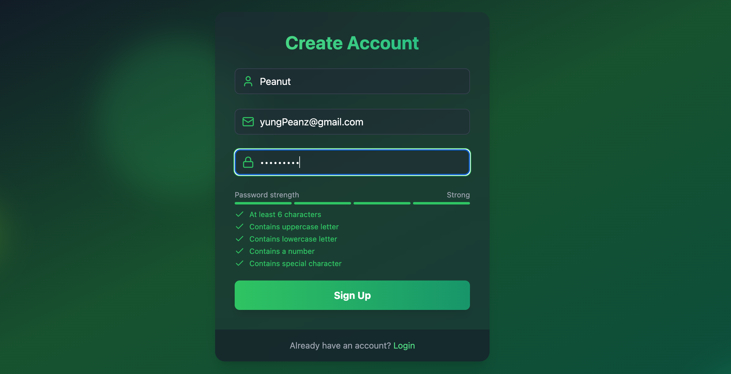 auth Screenshot