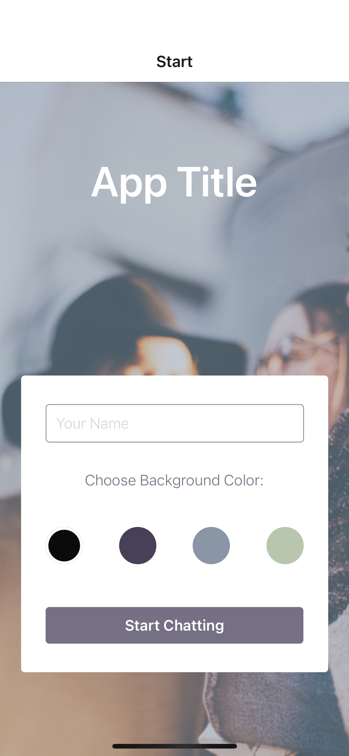 Chat App Screenshot 1