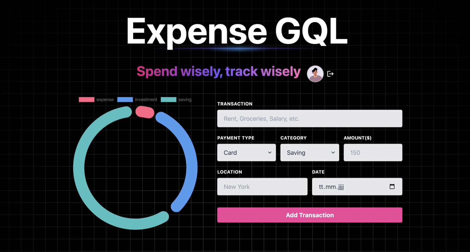 expense-gql Screenshot
