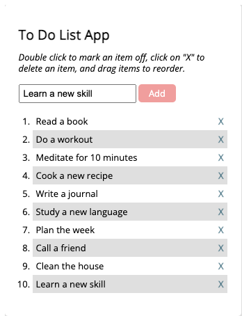 To-Do List App Screenshot